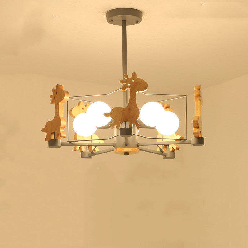 Giraffe LED Ceiling Light, Modern Kids Room Lighting