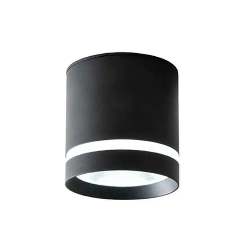 Black Freja Ceiling Light Fixture with LED