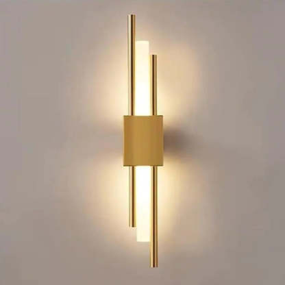 Alana Modern LED Wall Lamp - Gold Finish