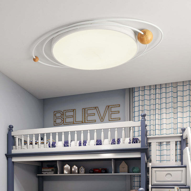Quinn galaxy ceiling light in kid's room, Believe