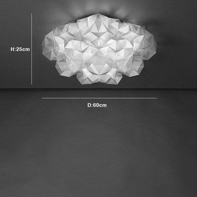Bella Acrylic Pendant Light Dimensions: H 25cm, D 60cm