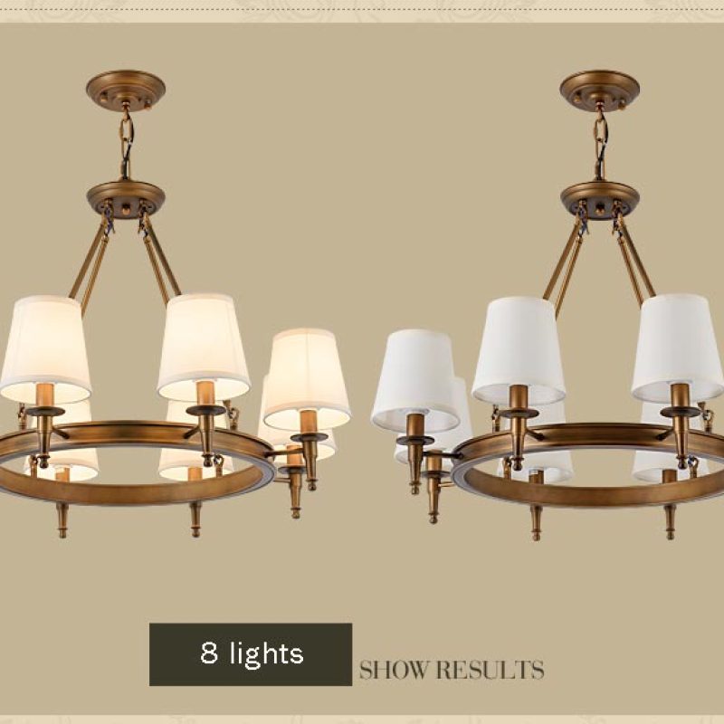 Alessio Vintage Ring Chandelier - 8 Lights