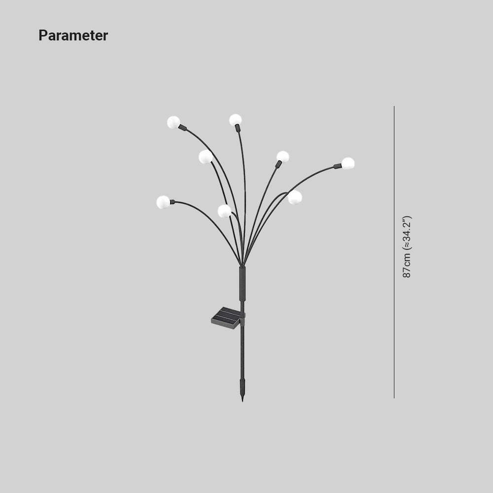 Orr Modern Metal Firefly Multi Lamp post light dimensions
