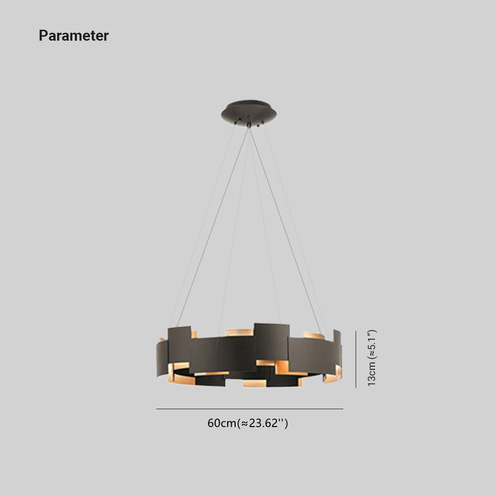 Evette Ring Pendant Light dimensions and parameter