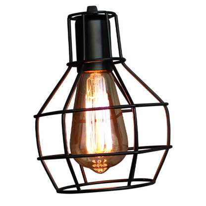 Alessio retro wall lamp with Edison bulb.