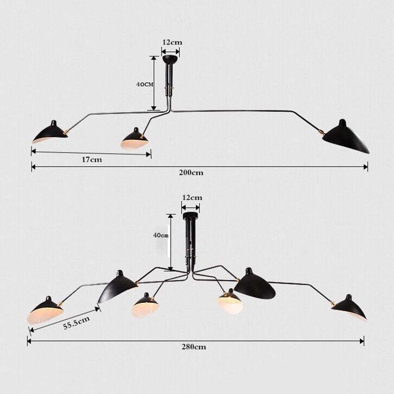 Schmitt Pendant Light dimensions, Industry style metal light fixture