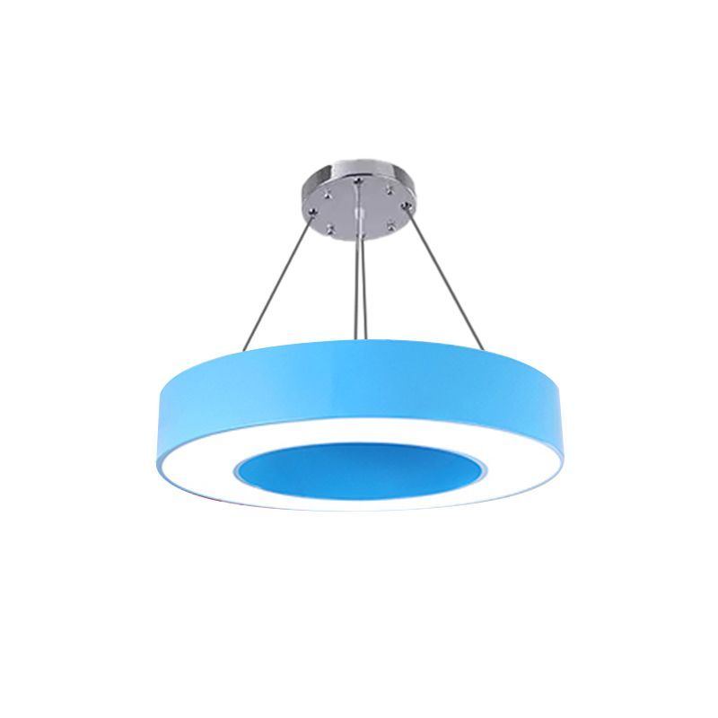 Blue Morandi O Shape Pendant Light - Lassola