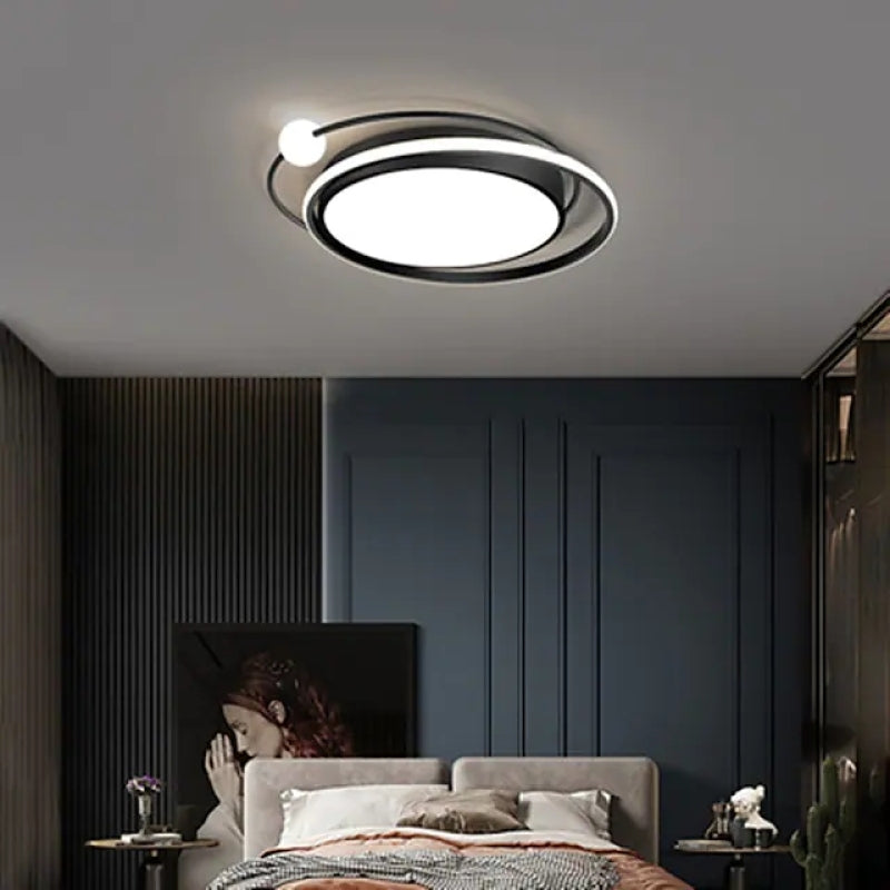 Modern Lacey ceiling light in bedroom
