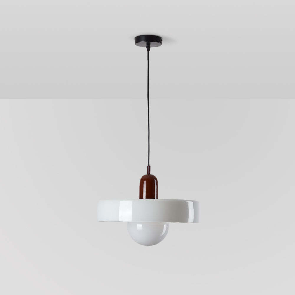 White Morandi LED Pendant Light - Las Sola Lighting