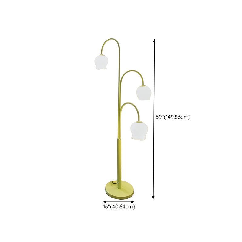 Art Deco Lily floor lamp dimensions