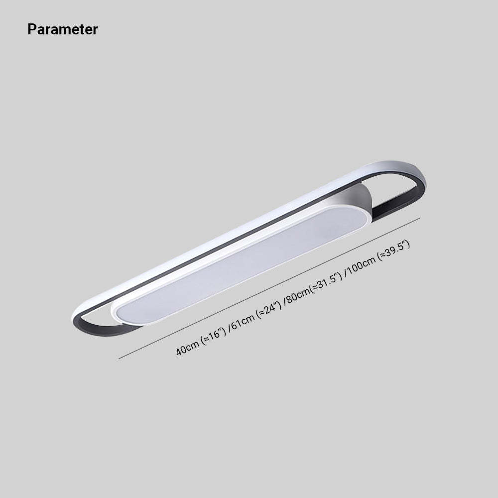 Quinn Modern LED Ceiling Light dimensions