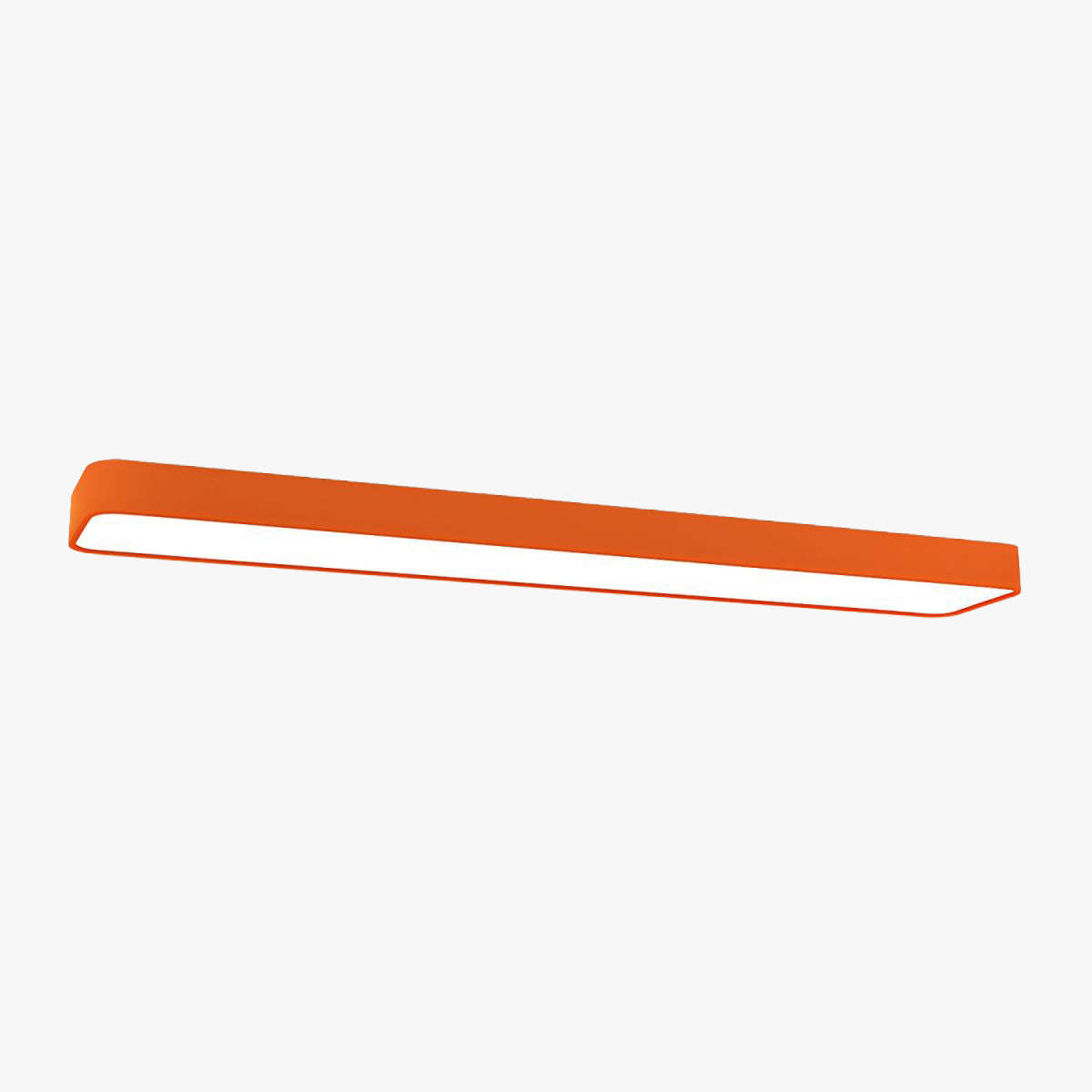 Orange Edge Linear Ceiling Light, Children's Bedroom