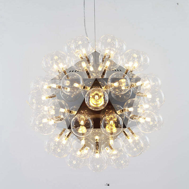 Alessio LED Pendant Light, Multi-Ball Glass Design