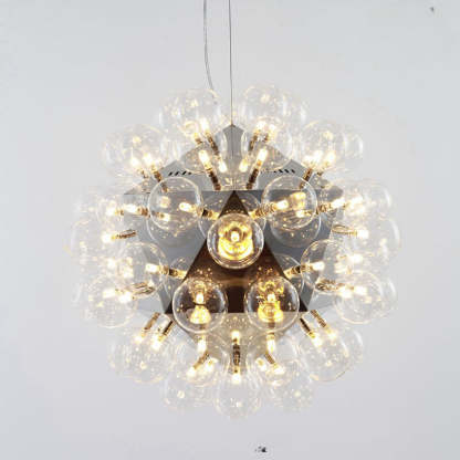Alessio LED Pendant Light, Multi-Ball Glass Design
