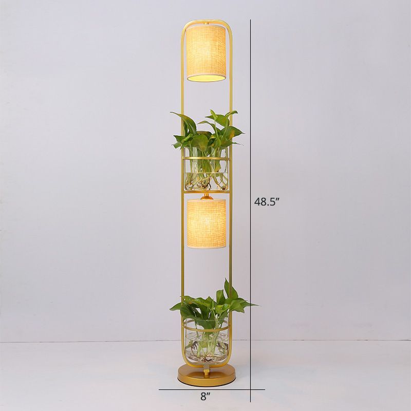 Eryn Floor Lamp: Modern lighting with planters