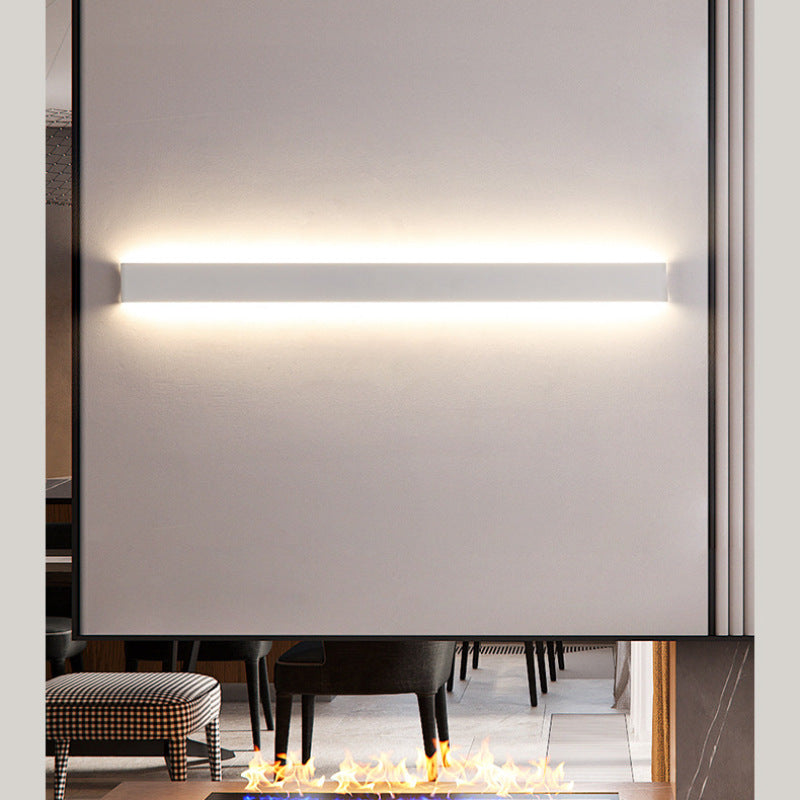 White Edge Minimalist Wall Lamp in modern interior