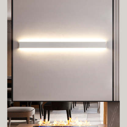 White Edge Minimalist Wall Lamp in modern interior