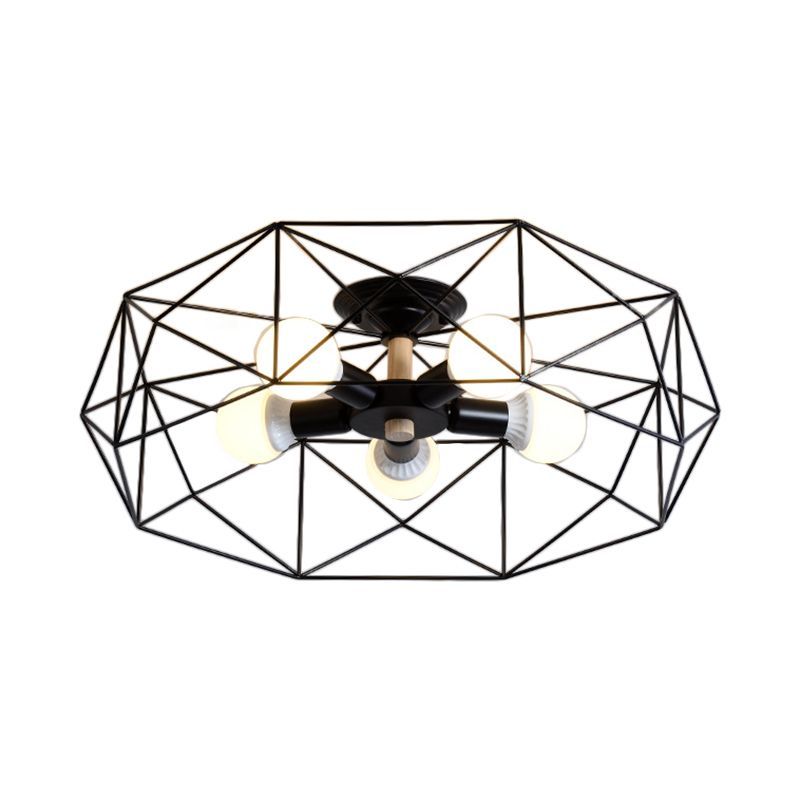 Cooley Modern Geometric Flush Mount Ceiling Light