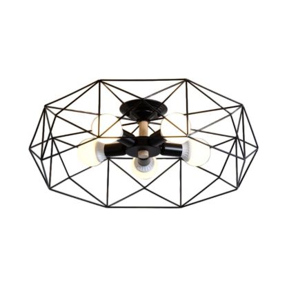 Cooley Modern Geometric Flush Mount Ceiling Light