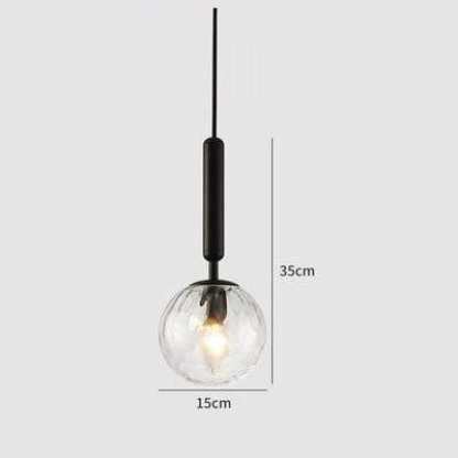 Valentina Modern Glass Ball Pendant Light