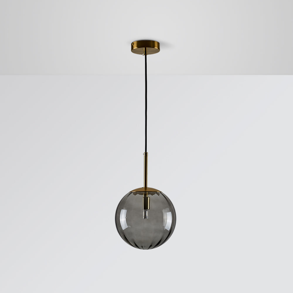 Gray Hailie Bubble Pendant Light, Modern Glass Lighting