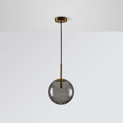 Gray Hailie Bubble Pendant Light, Modern Glass Lighting