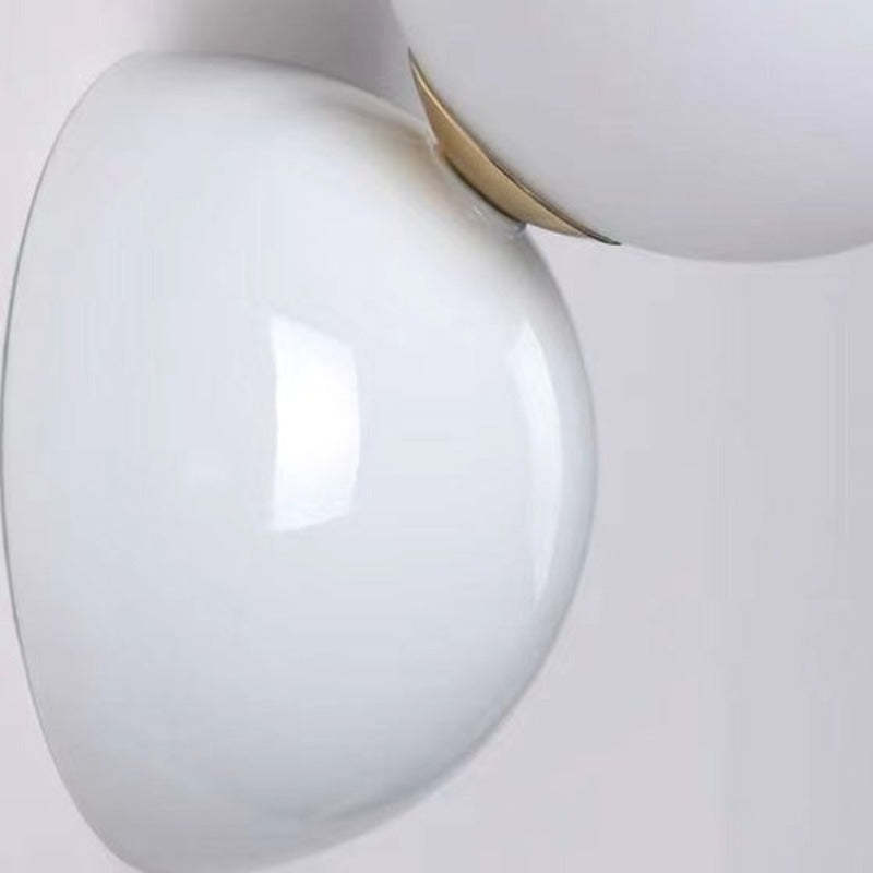 Valentina Wall Lamp - Modern white orb design for living spaces