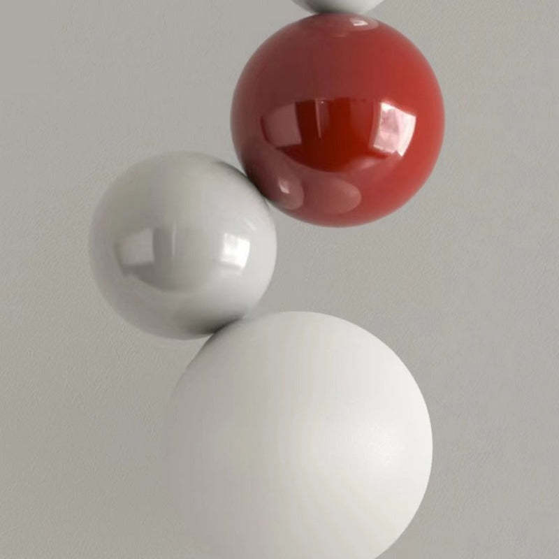 Modern Hailie pendant light detail, orb design