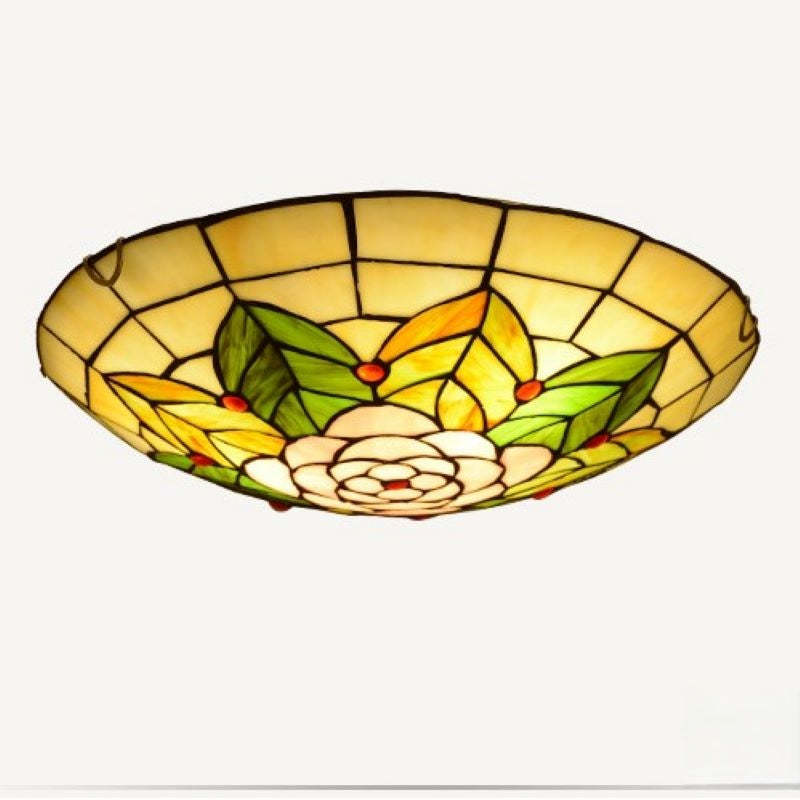 Eryn Retro Ceiling Light with floral design