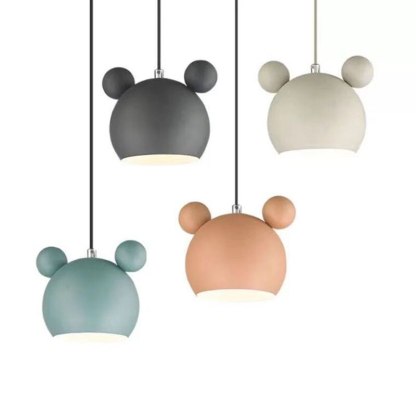 Cartoon beer pendant lights for kids room. Las Sola lighting.