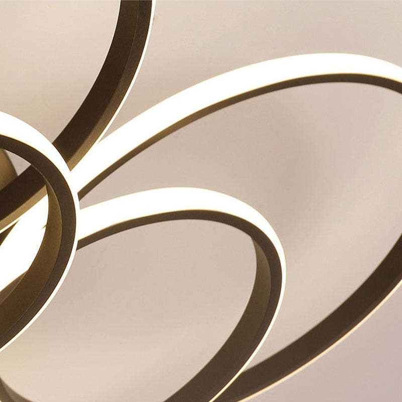 Lacey LED Circle Ring ceiling light detail