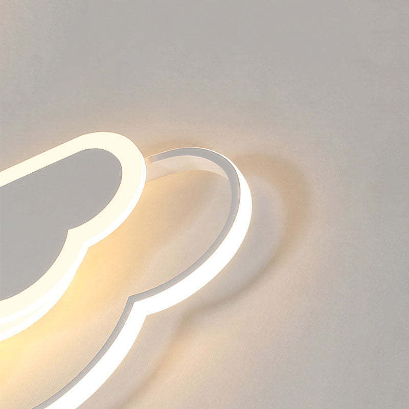 Quinn Modern Ceiling Light detail, cloud shape design