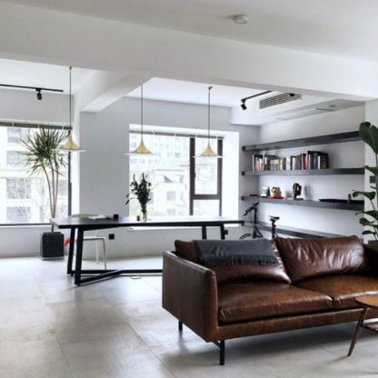 Modern dining room with Cairns pendant lighting
