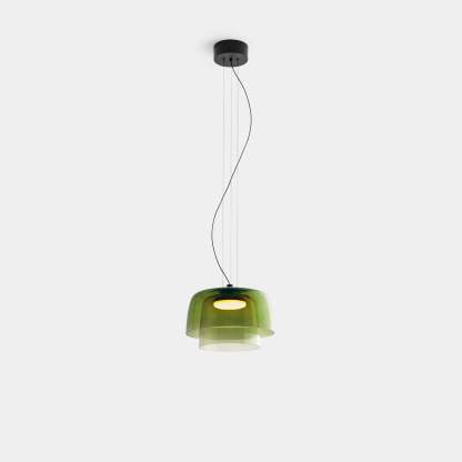 Green Morandi Pendant Light, modern glass fixture