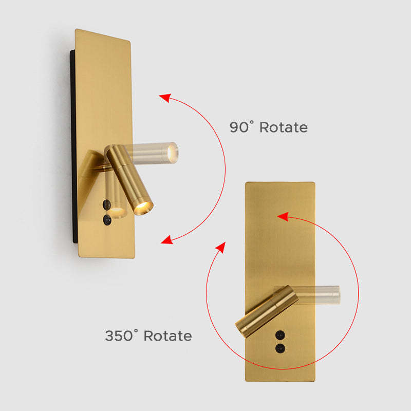 Orr Modern Flashlight Wall Lamp - Adjustable Rotation