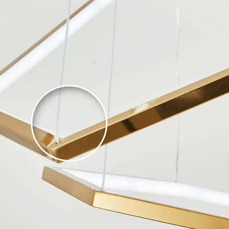 Edge Minimalist Geometric Pendant Light corner detail