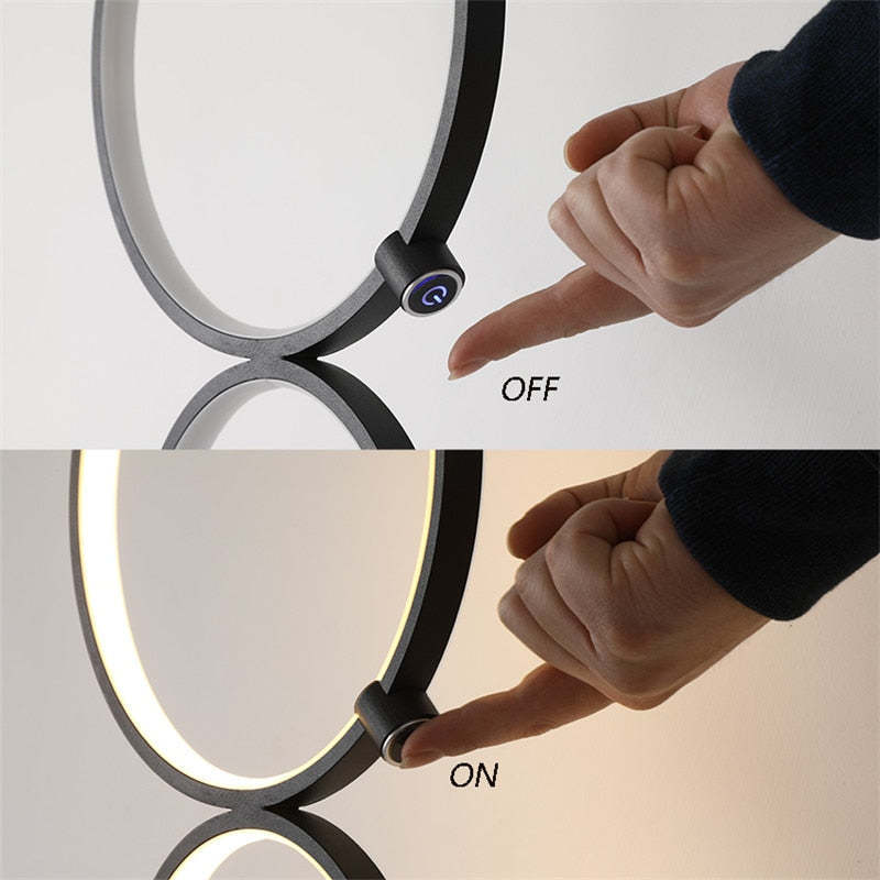 Arisha floor lamp touch switch: turn on/off modern lighting