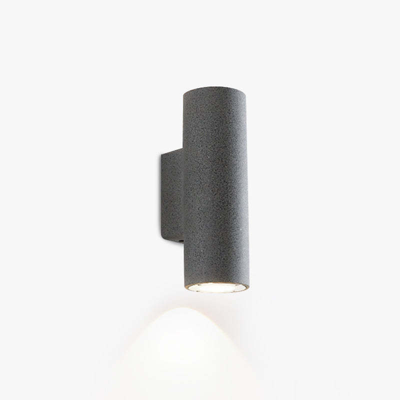 Orr Outdoor Wall Lamp - Minimalist Cement Cylinder