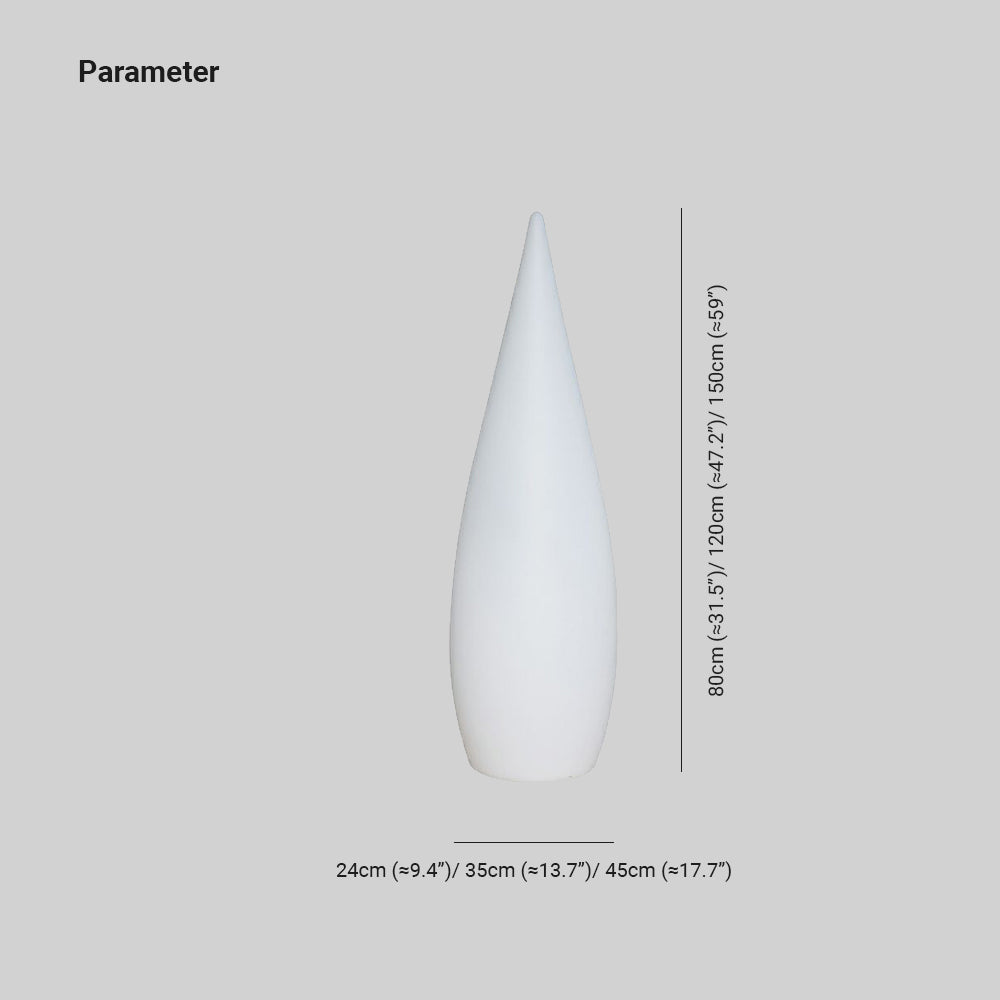 Pena Waterdrop Path Light Dimensions