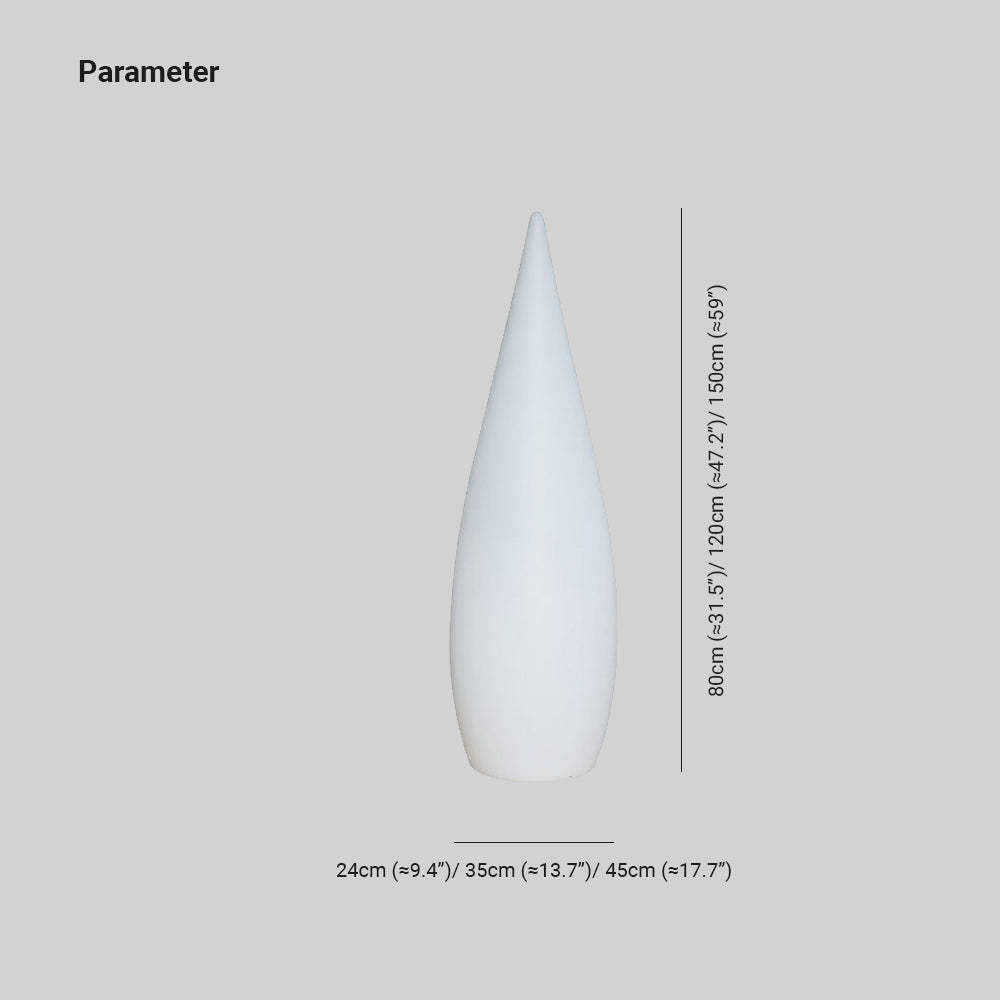 Pena Waterdrop Path Light Dimensions