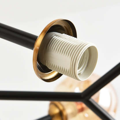 E26 Bulb base on Valentina Art Deco Chandelier