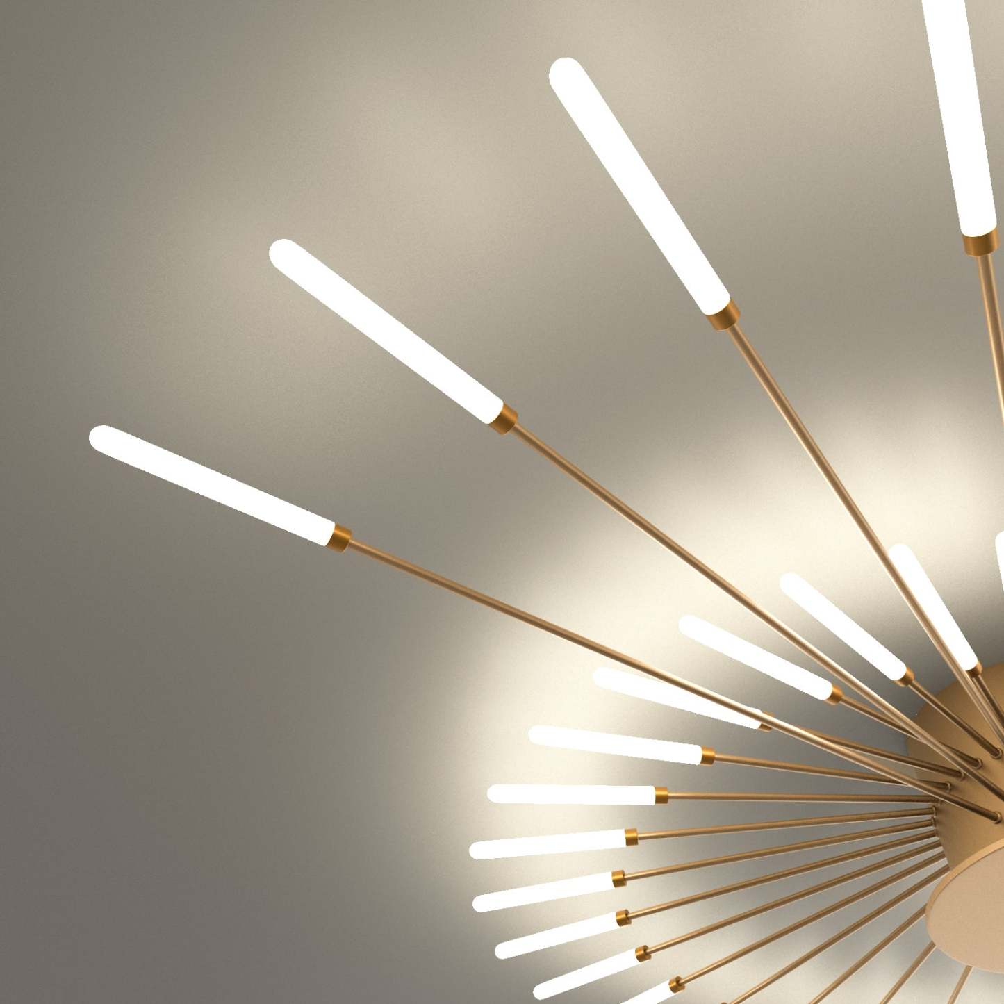 Lowry Fireworks Flush-Mount Ceiling Light close-up