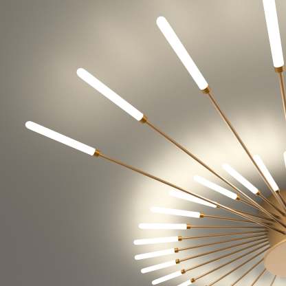 Lowry Fireworks Flush-Mount Ceiling Light close-up