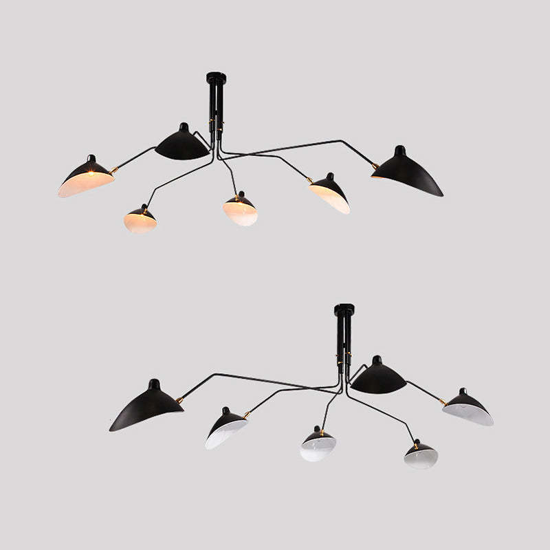 Black Schmitt Pendant Light - Spider Arm Design