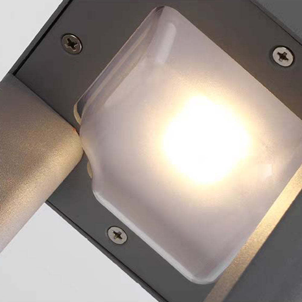 Close-up of Pena outdoor path light emitting warm light