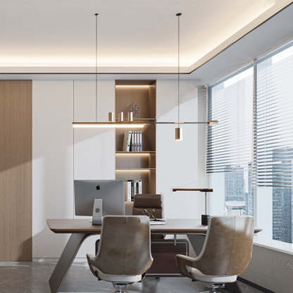 Edge Pendant Light in Modern Office, minimalist design