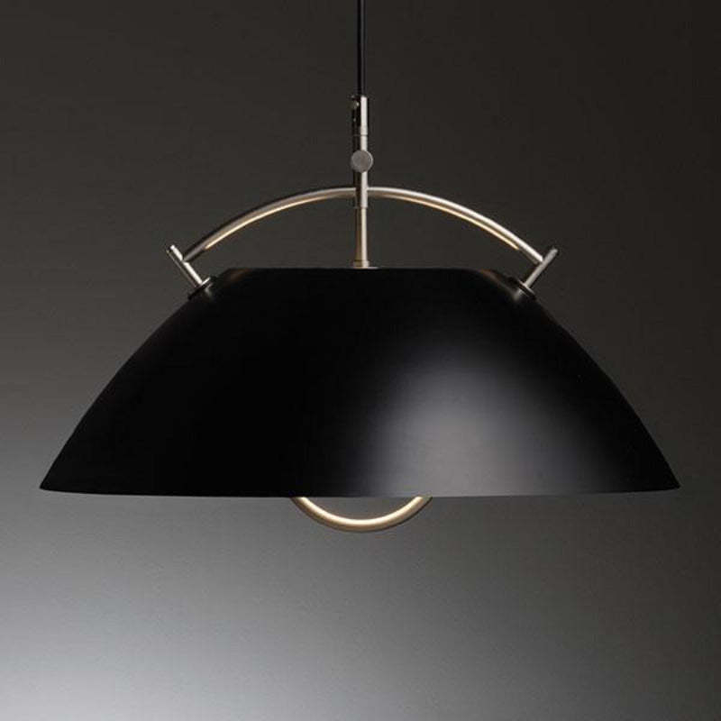 Black Cairns Nordic Pendant Light - Sleek Dome Design