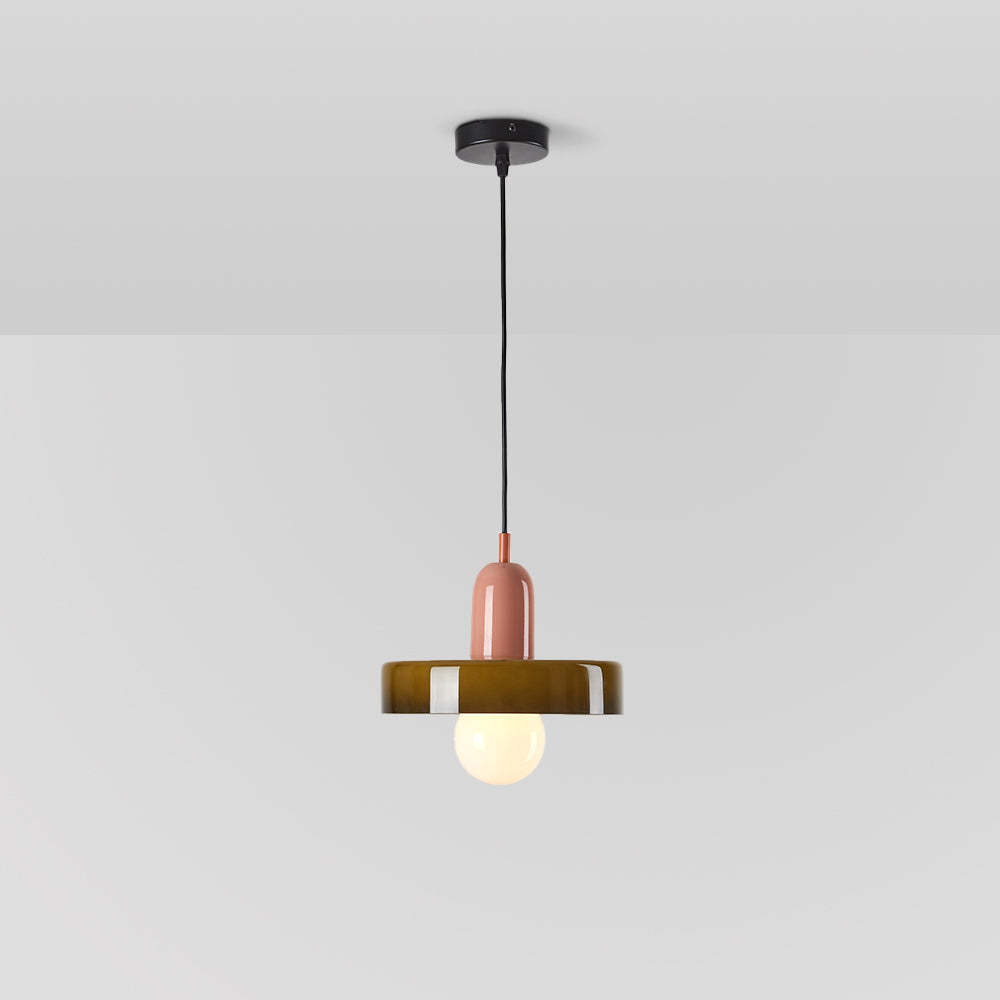 Green Morandi LED Pendant Light by Las Sola