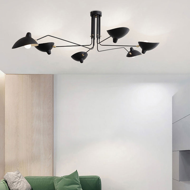Black Schmitt Pendant Light in a Modern Living Space