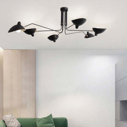 Black Schmitt Pendant Light in a Modern Living Space